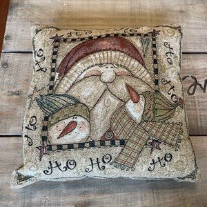 Santa Claus Tapestry Pillow